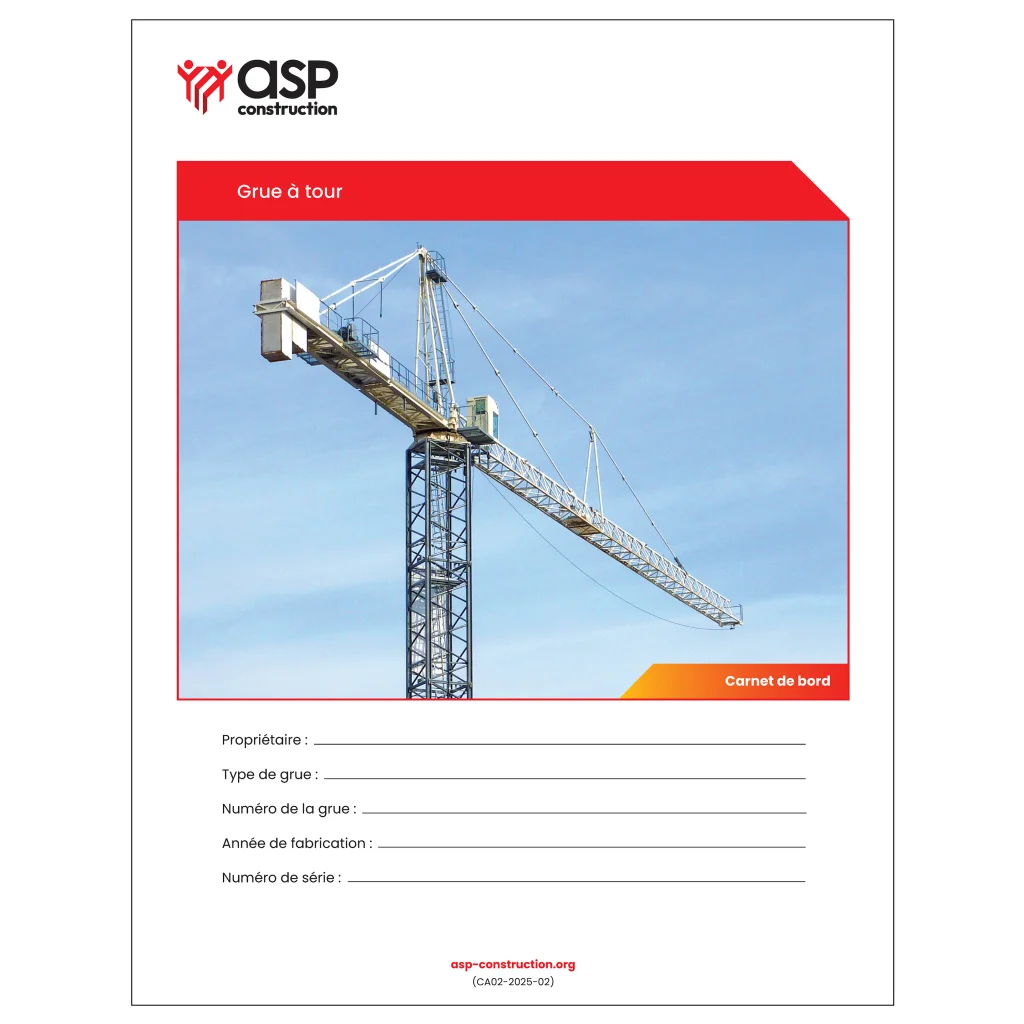 Grue à tour. (Durée : 1 an)
